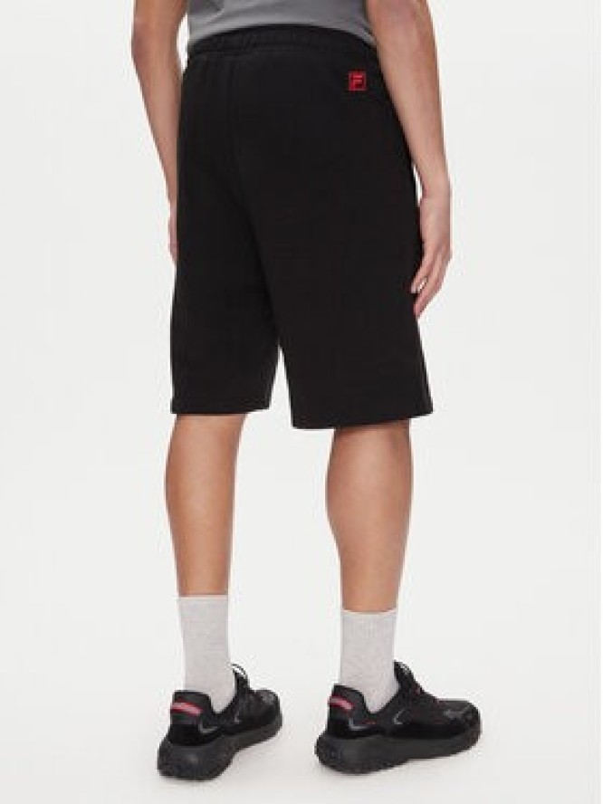 Fila Szorty sportowe Lezinnes FAM0870 Czarny Regular Fit