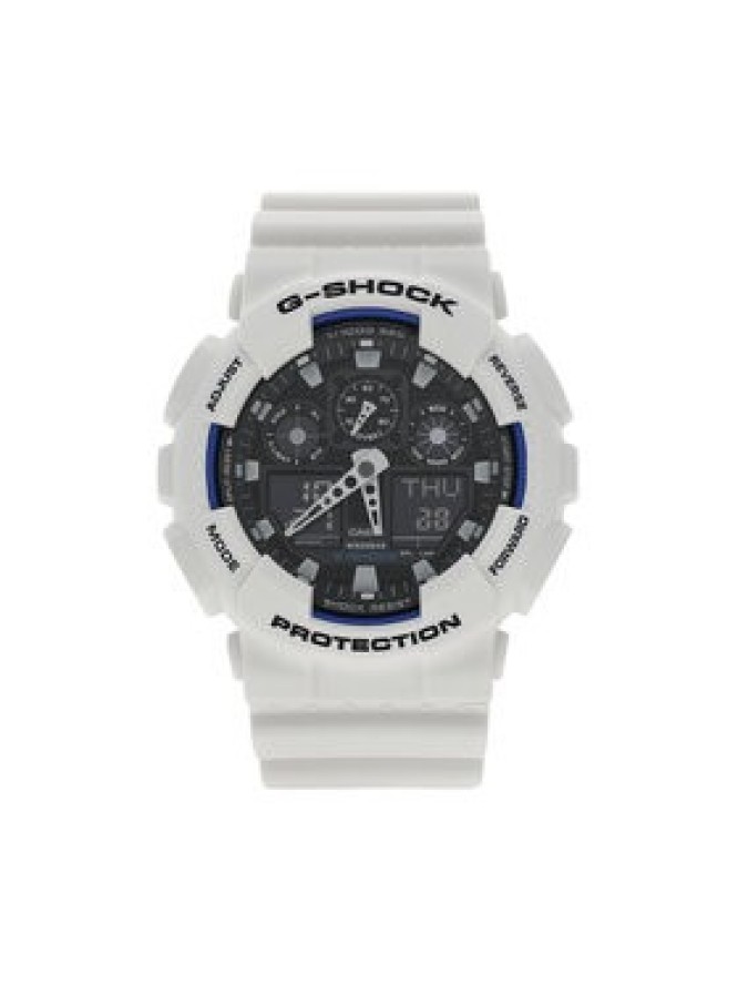 G-Shock Zegarek GA-100B-7AER Biały