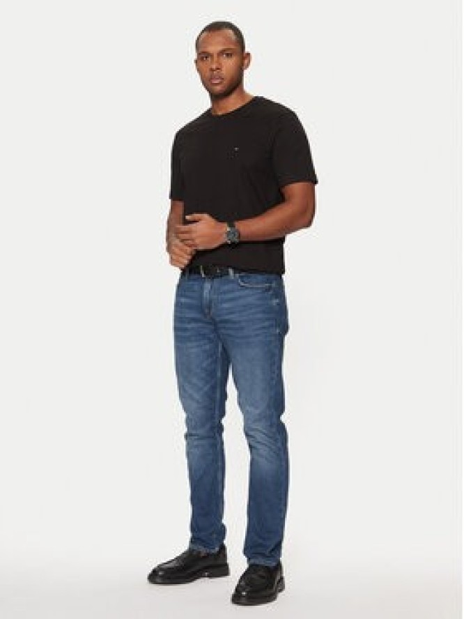 Tommy Hilfiger T-Shirt Essential MW0MW37267 Czarny Regular Fit