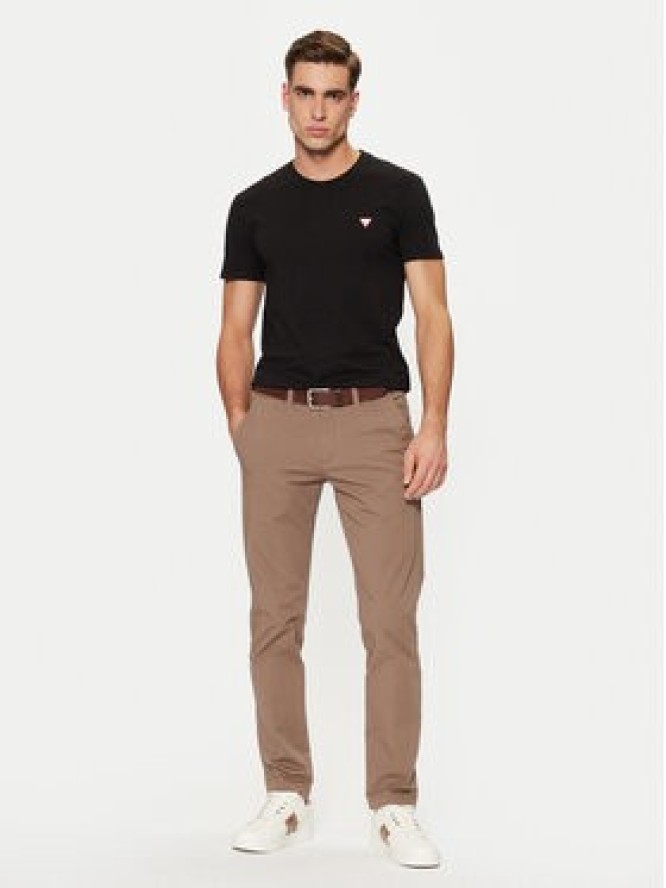 Guess T-Shirt M2YI24 J1314 Czarny Slim Fit