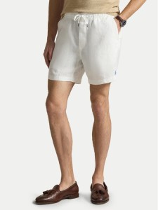 Polo Ralph Lauren Szorty materiałowe 710P08205501 Biały Regular Fit