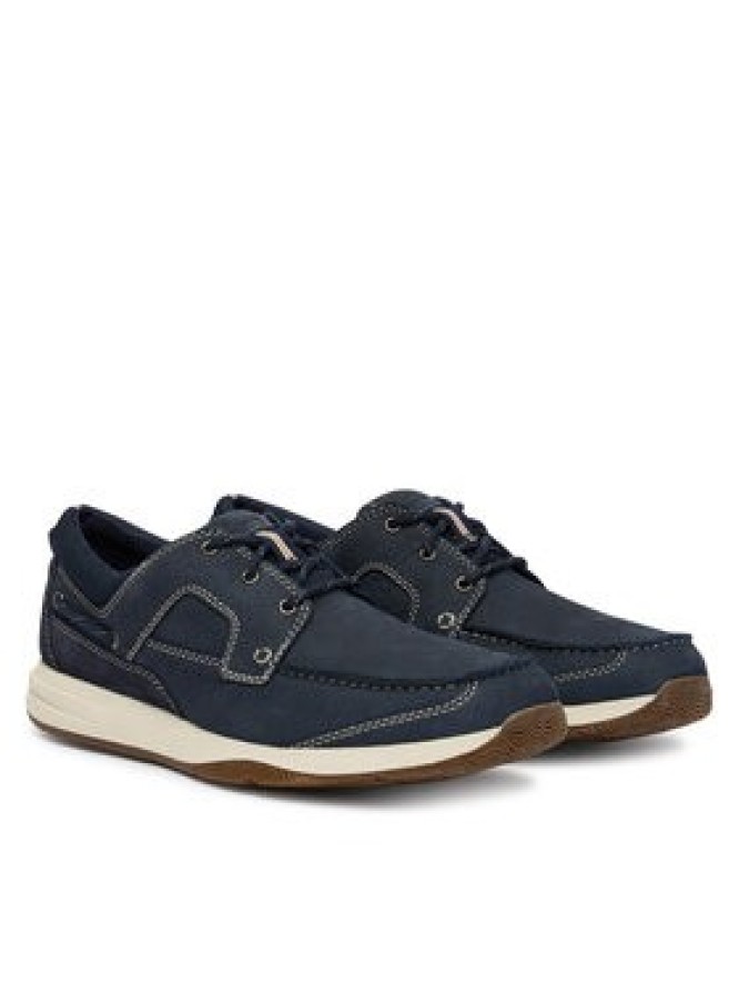 Clarks Półbuty Sailview Lace 26176972 Granatowy