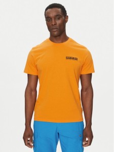 Napapijri T-Shirt S-Vignoni NP0A4ILX Pomarańczowy Regular Fit