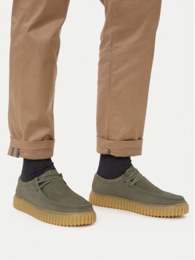 Clarks Półbuty Torhill Lo 26184642 Zielony
