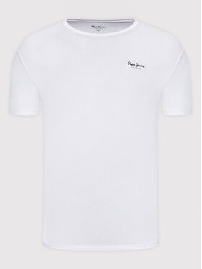 Pepe Jeans T-Shirt Original Basic 3 N PM508212 Biały Slim Fit