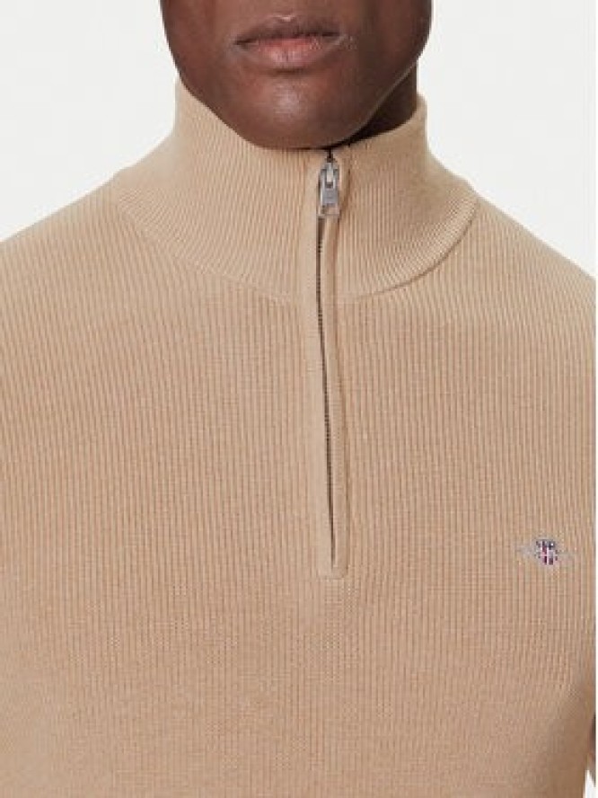 Gant Sweter 8050265 Beżowy Regular Fit