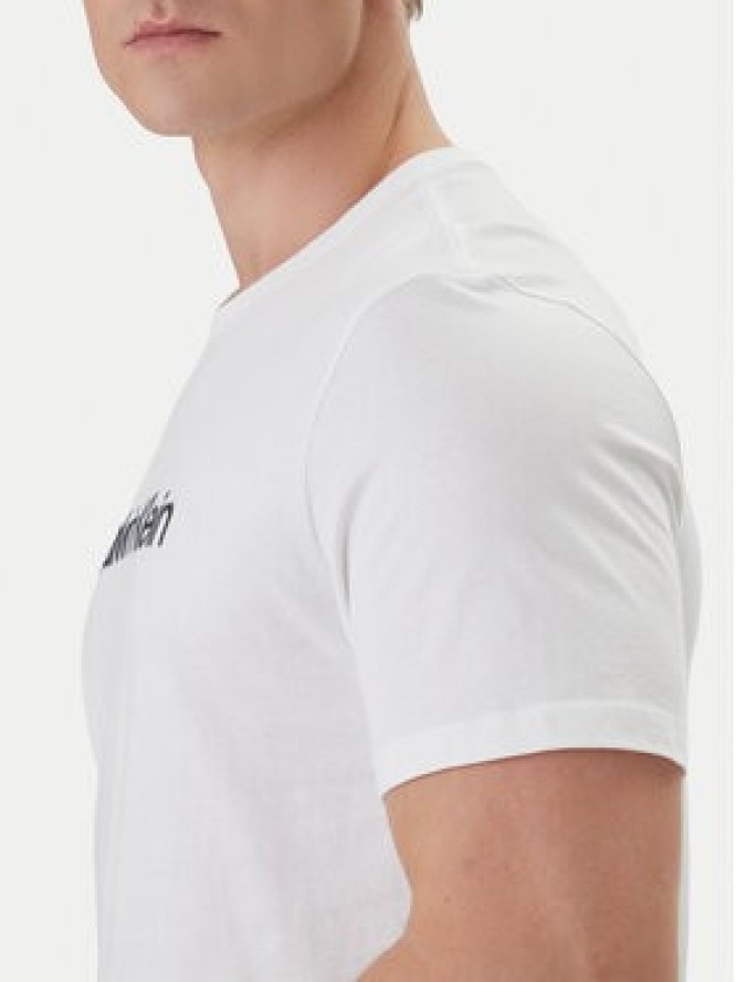 Calvin Klein T-Shirt LV04LF809G Biały Regular Fit