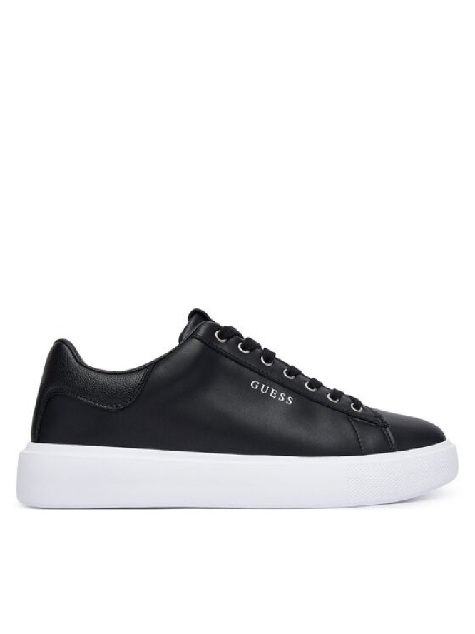 Guess Sneakersy FMJAVI LEA12 Czarny