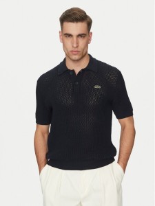 Lacoste Sweter AH9724 Granatowy Regular Fit