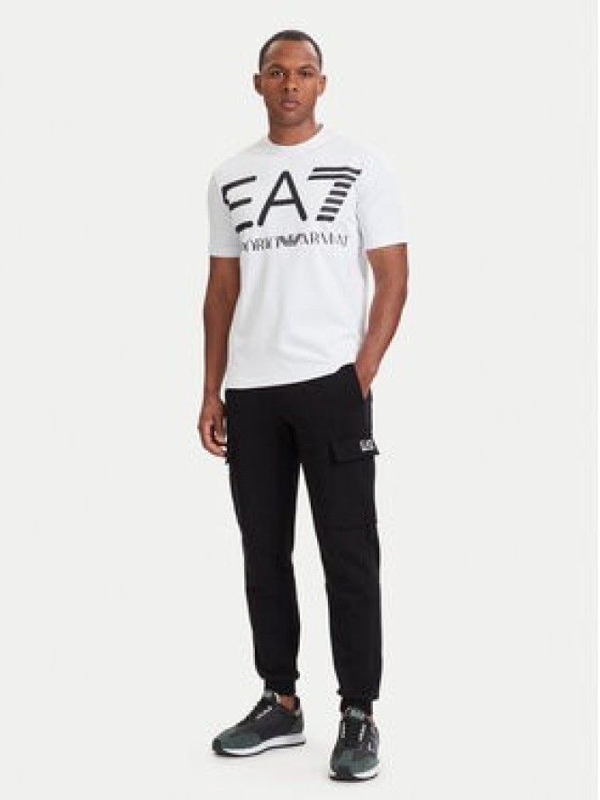EA7 Emporio Armani T-Shirt 7M002200 AF27188 U0002 Biały Regular Fit