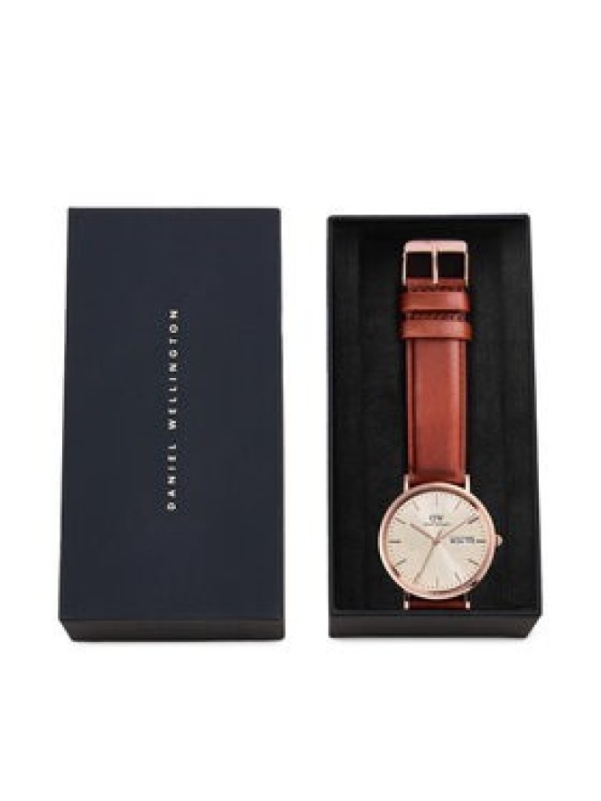Daniel Wellington Zegarek Classic Day Display 40 DW00100829 Różowe złoto