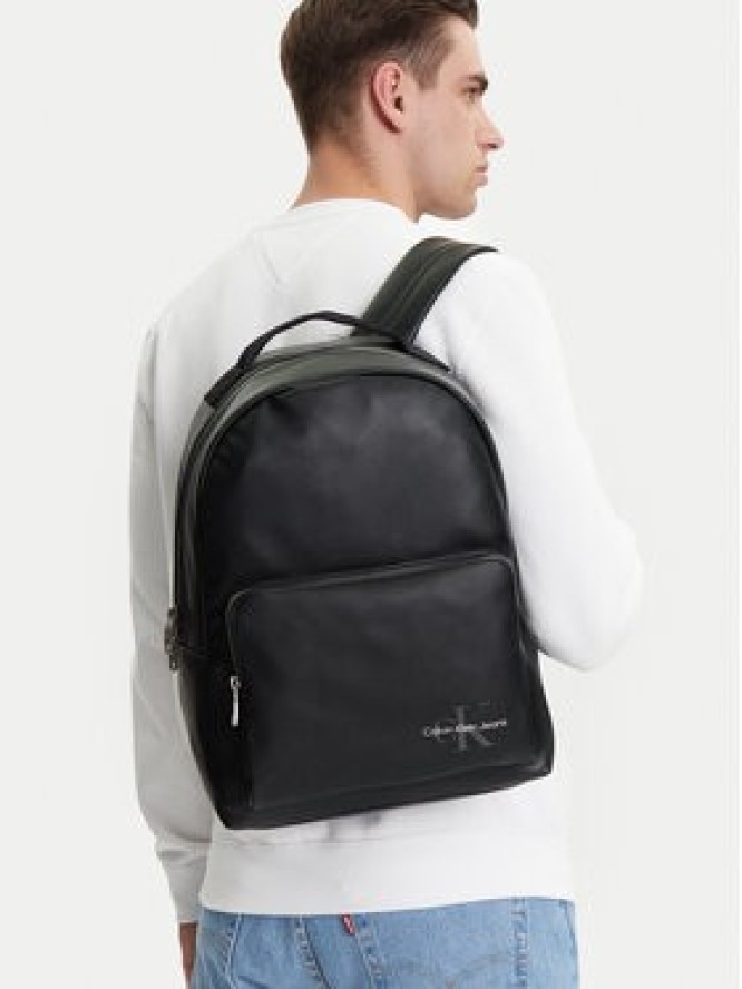 Calvin Klein Jeans Plecak Mono Logo Backpack 40 LV04G3042G Czarny