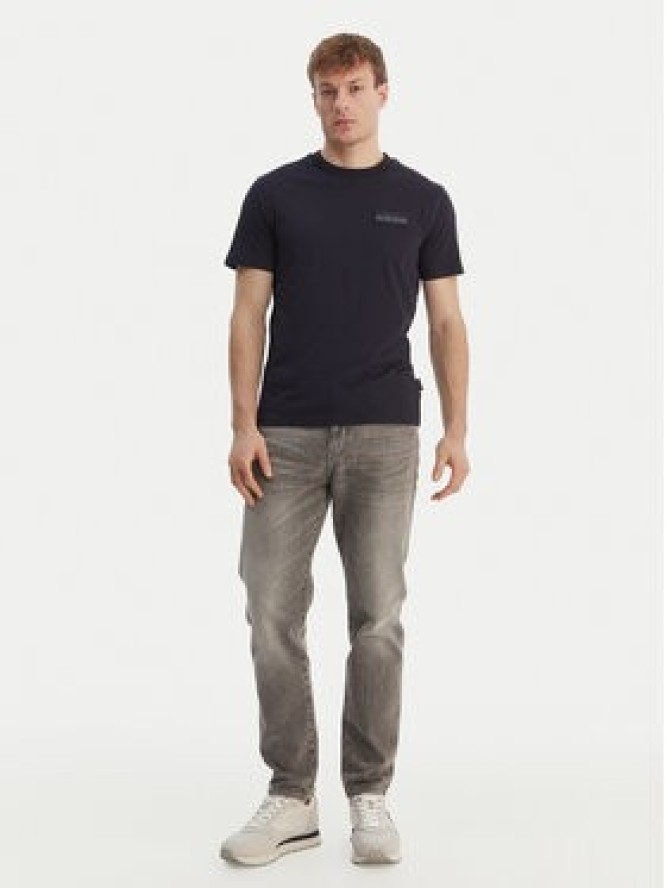 Napapijri T-Shirt S-Amundsen NP0A4IN8 Granatowy Regular Fit