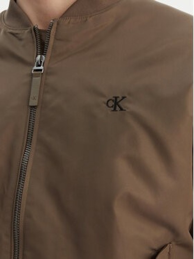 Calvin Klein Jeans Kurtka bomber LV04RC526G Brązowy Regular Fit