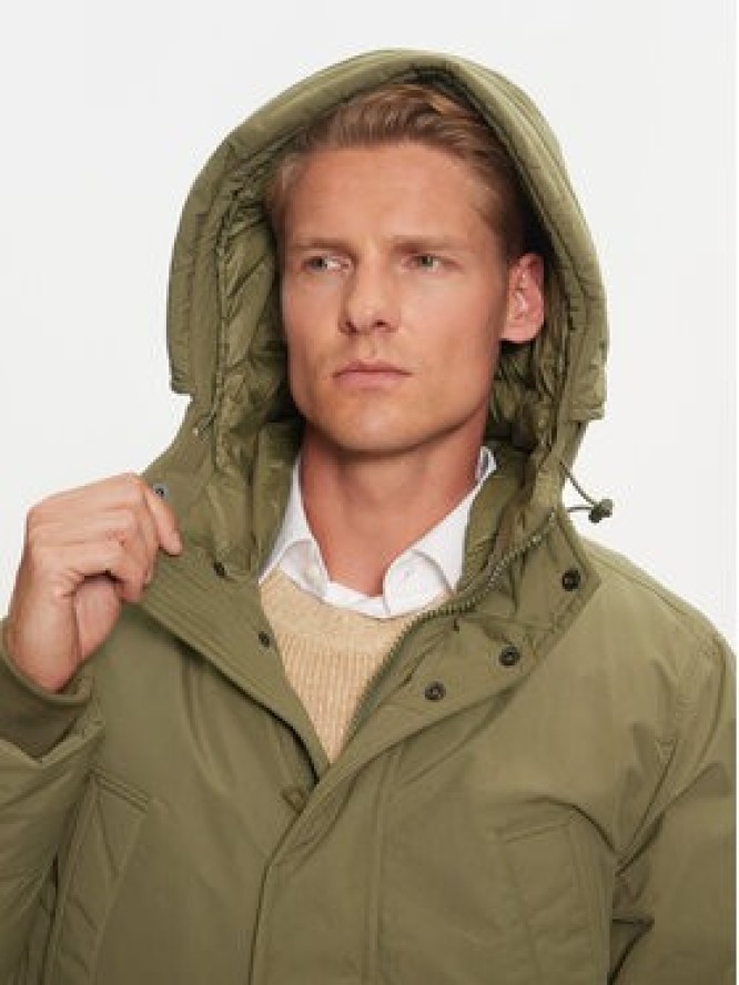 Tommy Hilfiger Kurtka puchowa Rockie MW0MW36595 Khaki Regular Fit