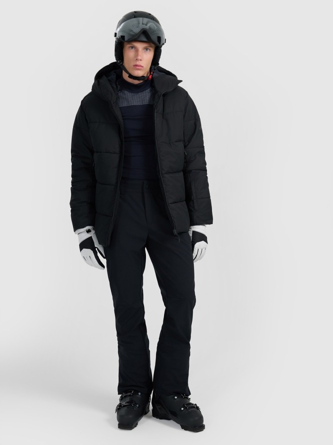 4F Kurtka narciarska membrana 5000 męska - czarna XL