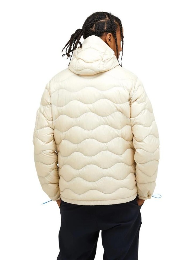 Kurtka Peak Performance puchowa męska Helium Utility Down Hood beżowa - XL