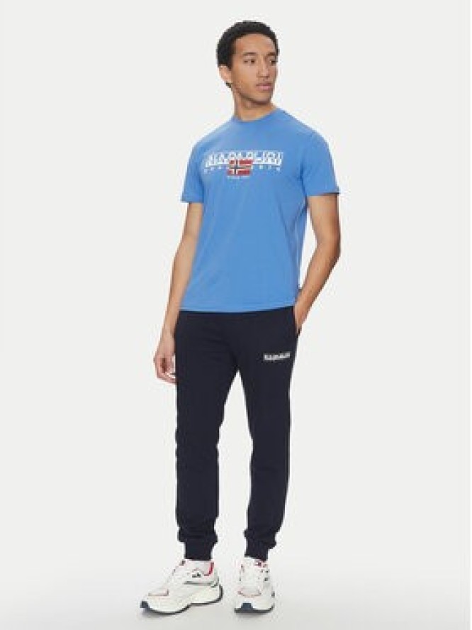 Napapijri Spodnie dresowe M-Gori NP0A4IDS Granatowy Regular Fit