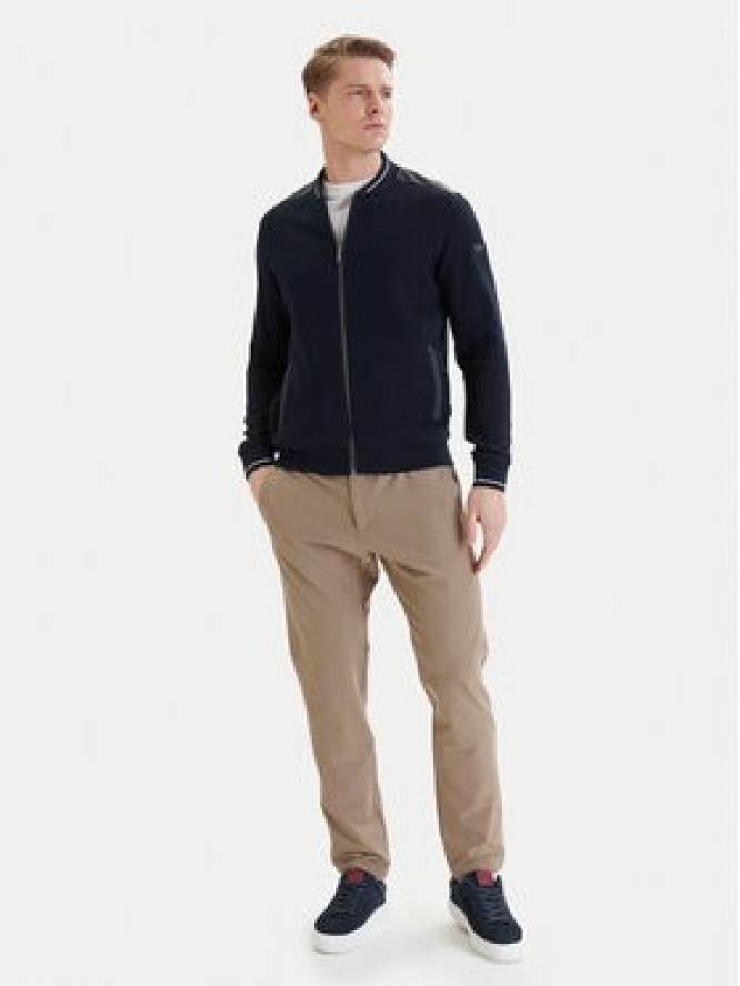 Bugatti Bluza 8750-15174E Granatowy Regular Fit