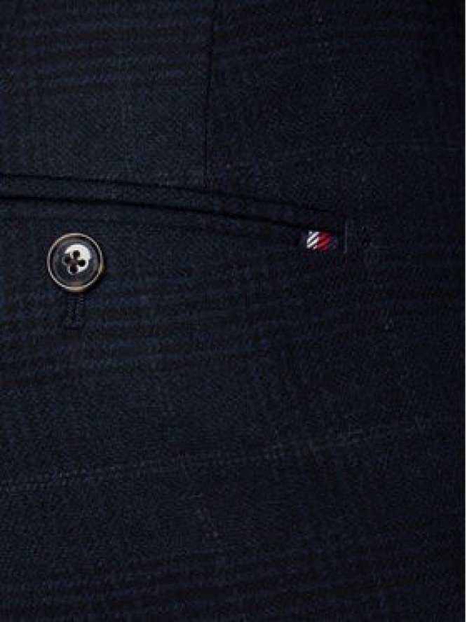 Tommy Hilfiger Chinosy Denton MW0MW40782 Granatowy Slim Fit