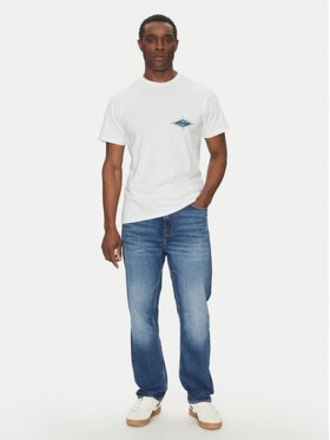 Quiksilver T-Shirt EQYZT08046 Biały Regular Fit