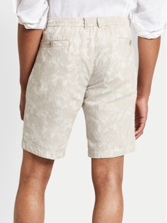 Bugatti Szorty materiałowe 1949 56416A Beżowy Slim Fit