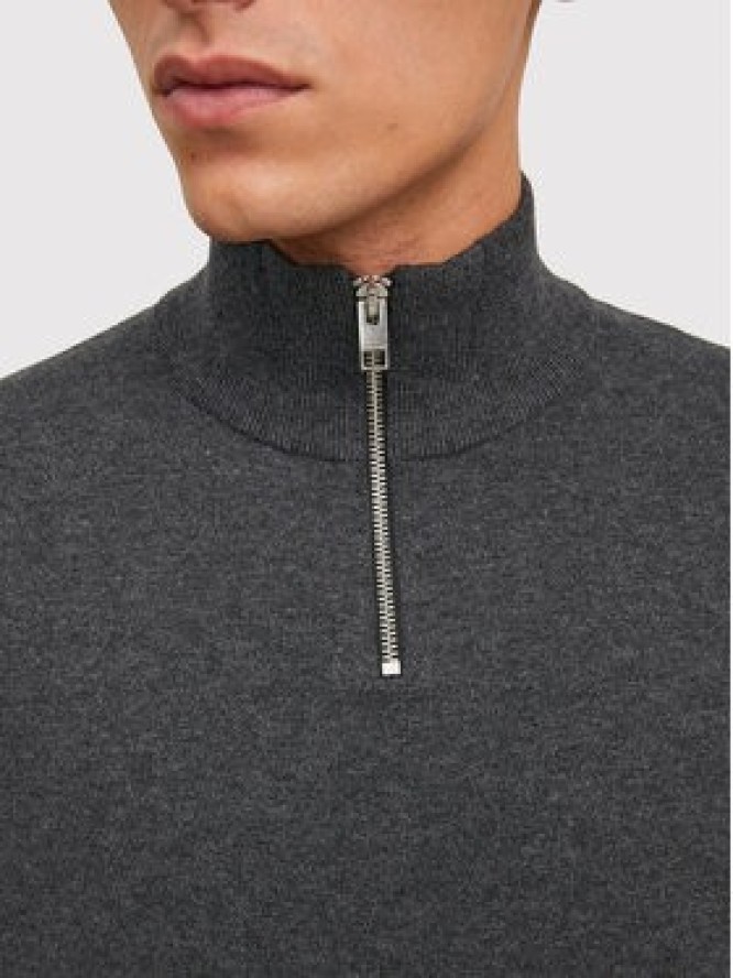 Jack & Jones Sweter Emil 12189339 Szary Regular Fit