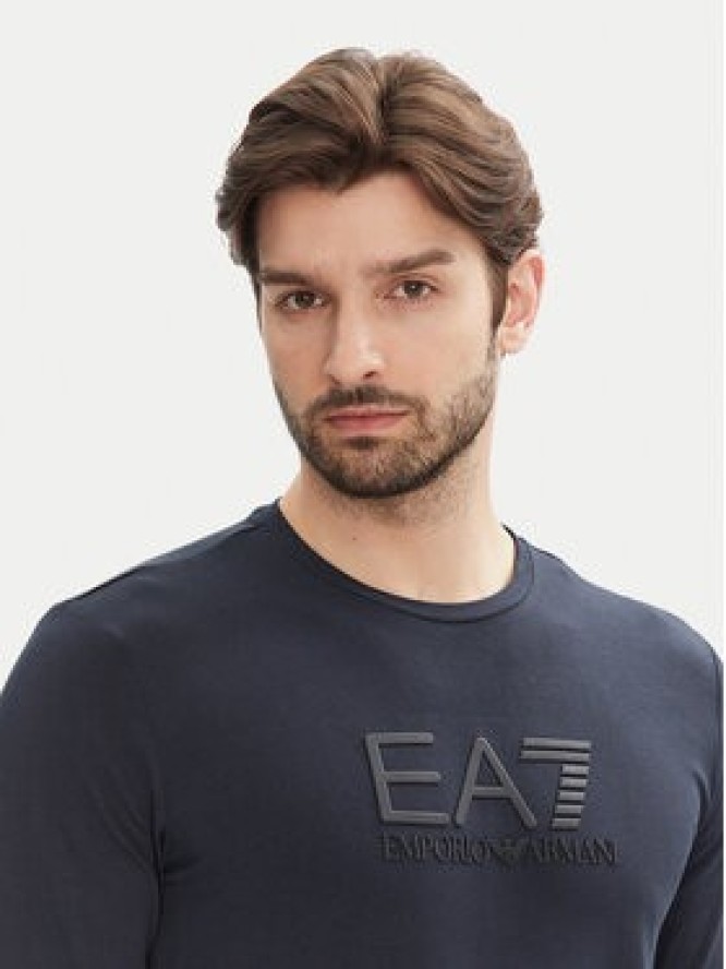 EA7 Emporio Armani Longsleeve 7M000227 AF10373 UB102 Granatowy Slim Fit