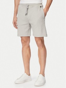 BOSS Szorty sportowe Structure 50540581 Szary Regular Fit