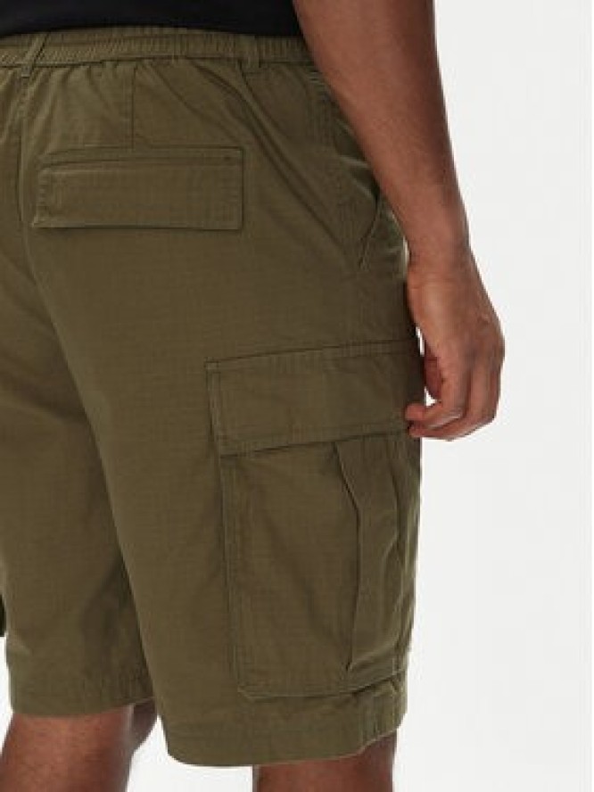 DC Shoes Szorty materiałowe Tundra ADYWS03086 Zielony Regular Fit