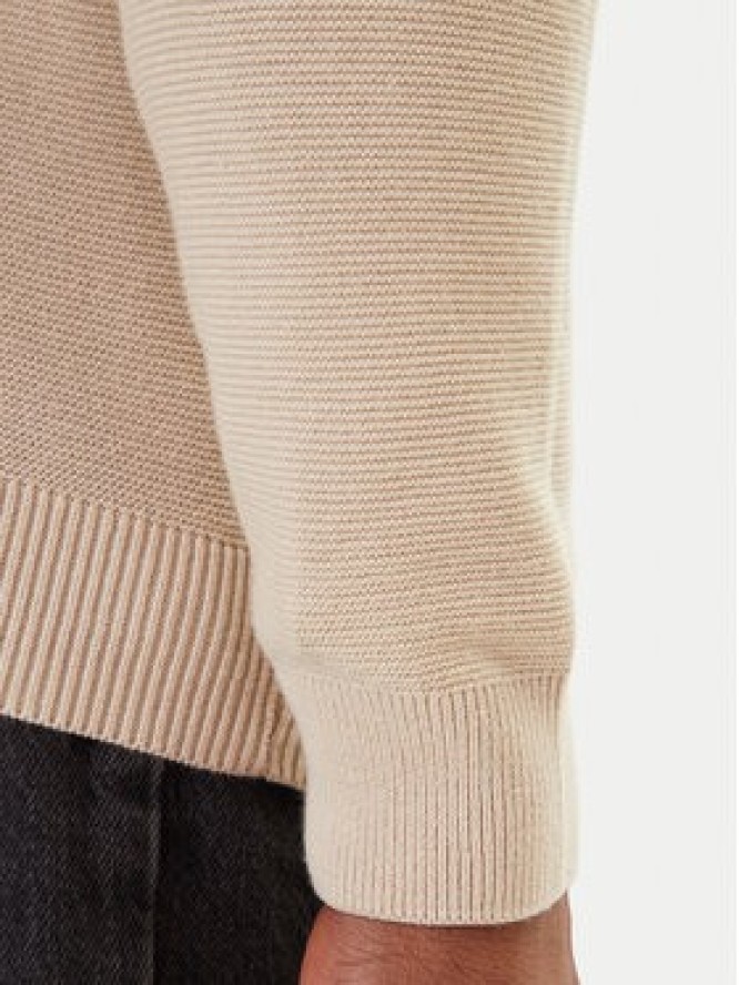 Mustang Sweter Elliot 1016844 Beżowy Regular Fit