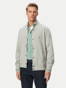 Tommy Hilfiger Kurtka bomber Essential MW0MW42470 Szary Regular Fit
