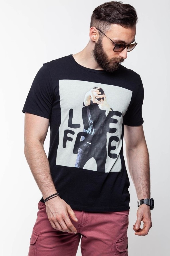 LEE T SHIRT PHOTO TEE BLACK L60QEP01 112113474