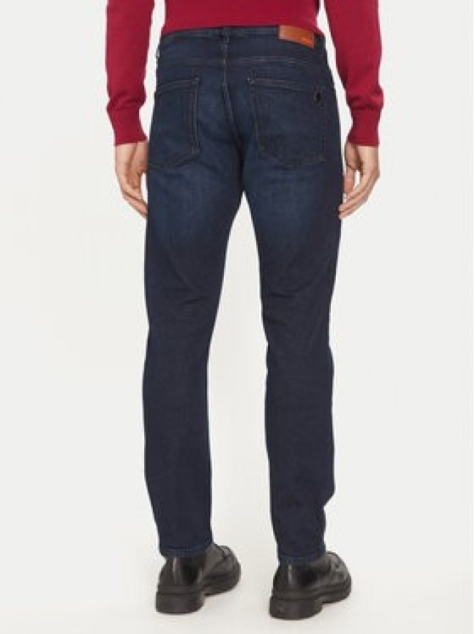 Boss Jeansy Delaware 50524018 Granatowy Slim Fit