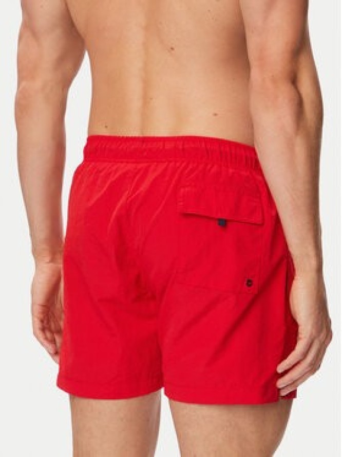 Beverly Hills Polo Club Szorty kąpielowe P-SS26M-UNION-0057 Czerwony Regular Fit