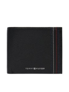 Tommy Hilfiger Portfel Th Central Cc & Coin AM0AM14233 Czarny