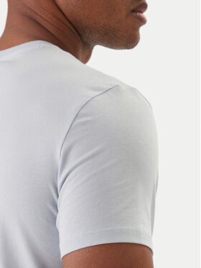 Calvin Klein T-Shirt LV04LC240G Błękitny Slim Fit