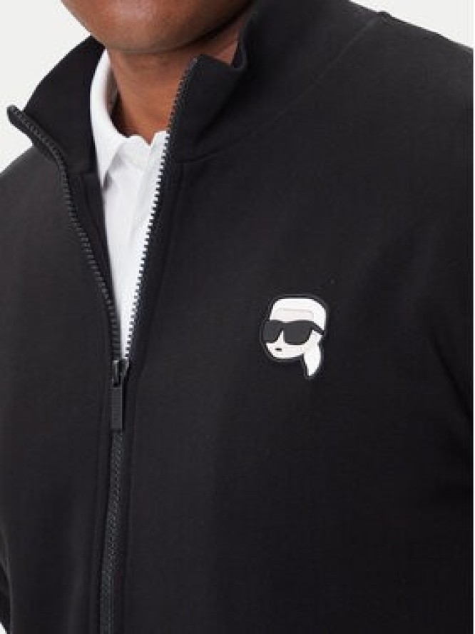 KARL LAGERFELD Bluza 705712 500900 Czarny Regular Fit