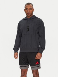 adidas Bluza Seasonal Essentials US Sport JD8095 Szary Regular Fit