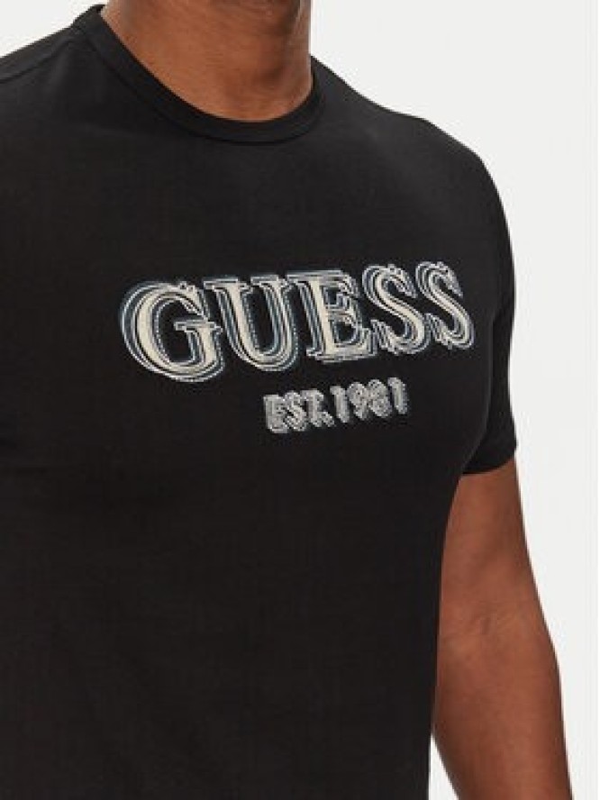 Guess T-Shirt M5GI07 I3Z14 Czarny Classic Fit