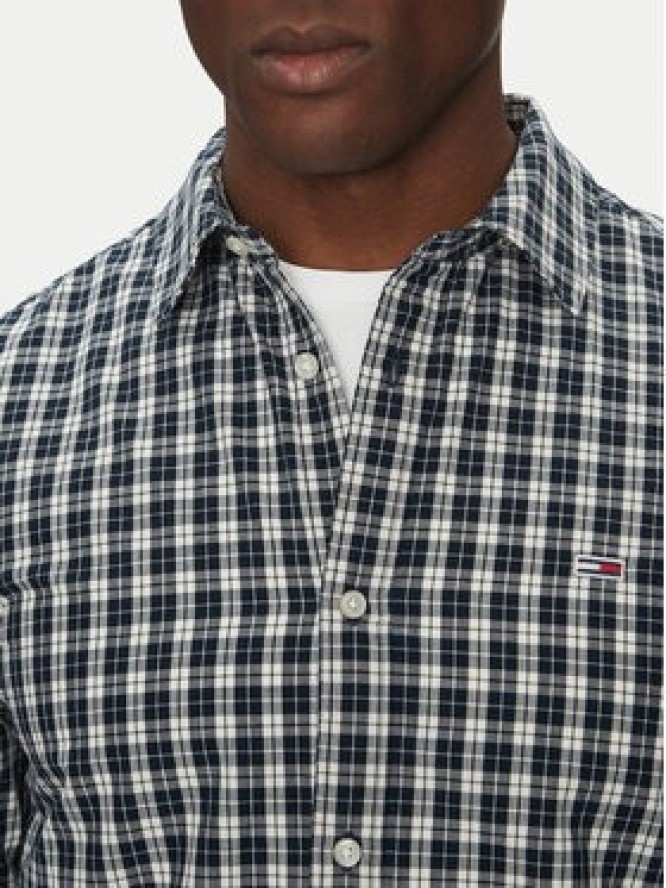 Tommy Jeans Koszula DM0DM20885 Granatowy Regular Fit