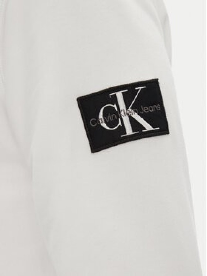 Calvin Klein Jeans Bluza J30J323430 Biały Regular Fit