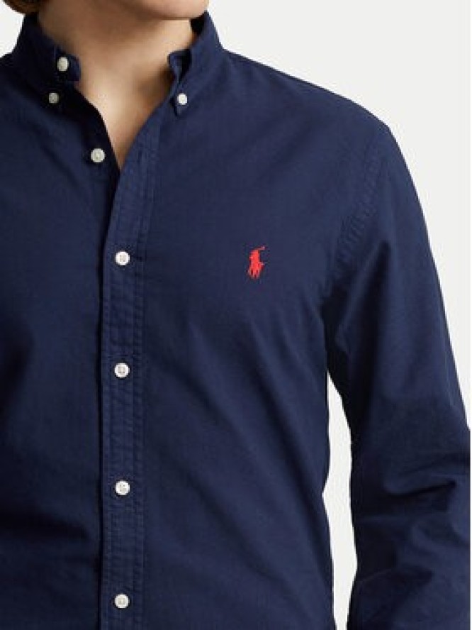 Polo Ralph Lauren Koszula 710767828003 Granatowy Slim Fit