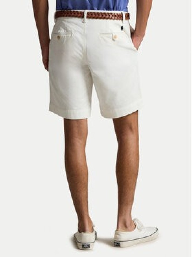 Polo Ralph Lauren Szorty materiałowe 710799213022 Biały Regular Fit