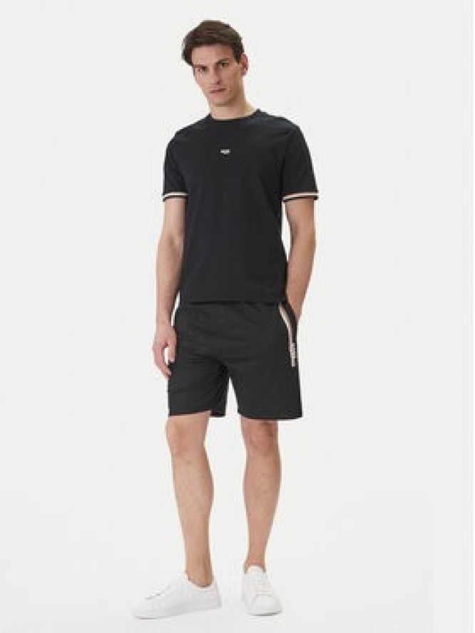 BOSS Szorty sportowe Authentic 50554778 Czarny Regular Fit