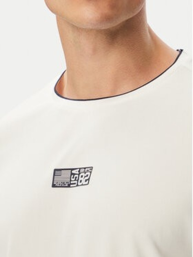 Beverly Hills Polo Club T-Shirt P-SS26M-TS0172 Biały Regular Fit