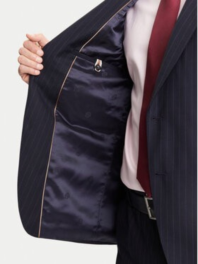 BOSS Garnitur H-Huge 50546121 Granatowy Slim Fit