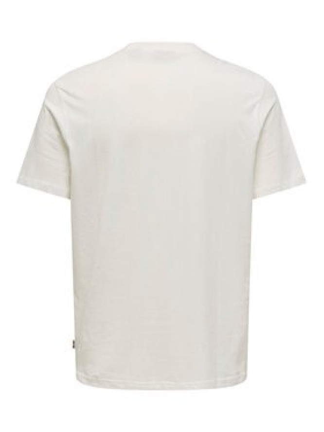 Only & Sons T-Shirt Magdy 22029454 Biały Regular Fit