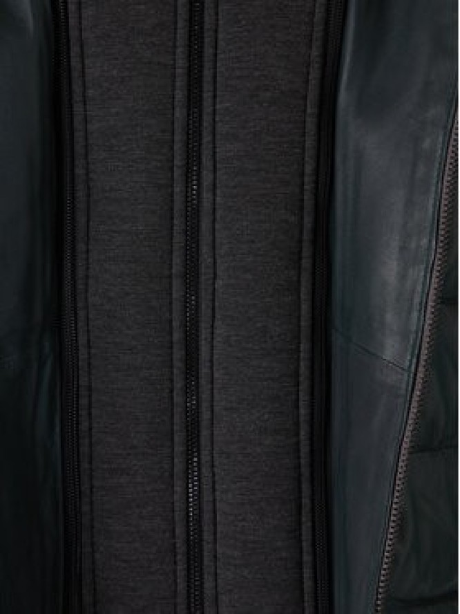 Milestone Kurtka skórzana Ms Article 531019 21360 Szary Regular Fit