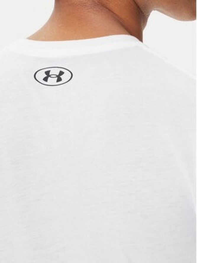 Under Armour T-Shirt Ua Gl Foundation Update Ss 1382915 Biały Loose Fit